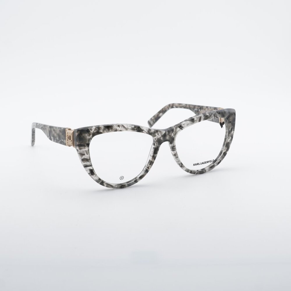 Karl Lagerfeld KL6133 062 Eyeglasses Textured Grey 54mm Cat Eye Frame